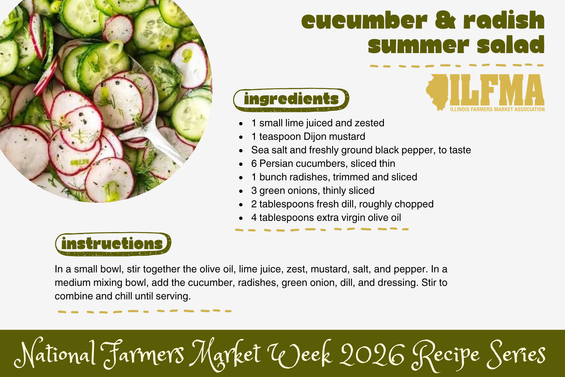 Cucumber & Radish Summer Salad