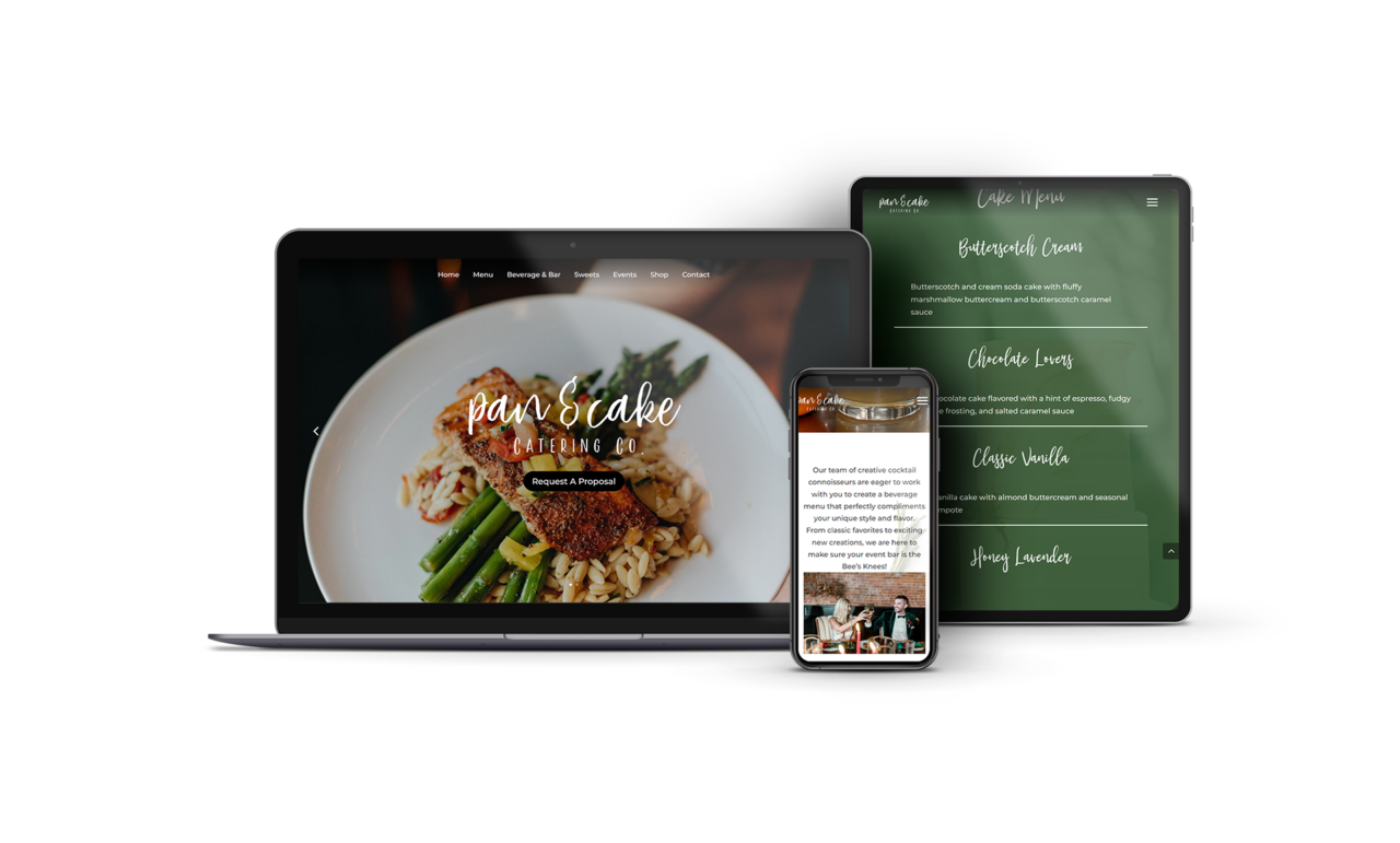 Pan & Cake Catering Company UniSyn  Design and Development